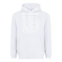 White Why I am a Democrat cool political outfit for democrats Long Sleeve Heavyweight Hoodie - lanVoArt