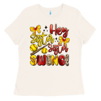Bone hey sister sister swing softball Ladies Tee - Artiststas