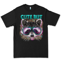 Black cute but feral Premium Tee - Artiststas