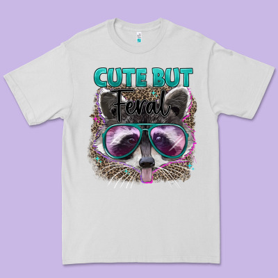 Cute But Feral Premium Tee Designed By Artiststas