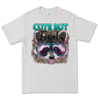 Dove Grey cute but feral Premium Tee - Artiststas