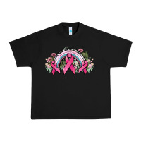 Black Cancer ribbon rainbow Cancer Awareness Urban Heavy Tee - HowdyJamesFarm