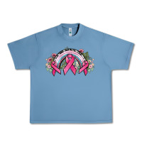 Pebble Blue Cancer ribbon rainbow Cancer Awareness Urban Heavy Tee - HowdyJamesFarm