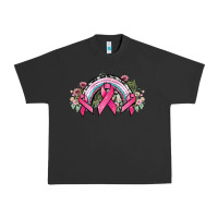 Pigment Black Cancer ribbon rainbow Cancer Awareness Urban Heavy Tee - HowdyJamesFarm