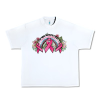 White Cancer ribbon rainbow Cancer Awareness Urban Heavy Tee - HowdyJamesFarm