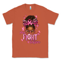 Copper pray fight believe breast cancer afro messy Classic Tee - texasbilliewilder