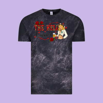 The Hell I Wont With Sassy Pinup Cowgirl Vintage Tee Designed By Texasbilliewilder