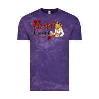 Cloud Purple the hell i wont with sassy pinup cowgirl Vintage Tee - texasbilliewilder