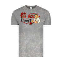 Cloud Rock the hell i wont with sassy pinup cowgirl Vintage Tee - texasbilliewilder