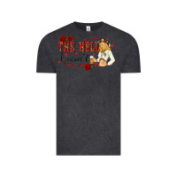 Vintage Black the hell i wont with sassy pinup cowgirl Vintage Tee - texasbilliewilder