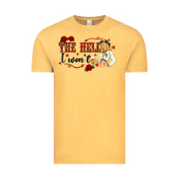 Vintage Mustard the hell i wont with sassy pinup cowgirl Vintage Tee - texasbilliewilder