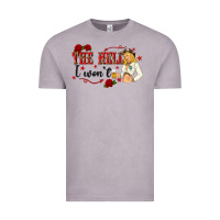 Vintage Zinc the hell i wont with sassy pinup cowgirl Vintage Tee - texasbilliewilder