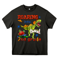 Asphalt roaring into 2nd grade Heavy Core Tee - BundleAndBundleShop