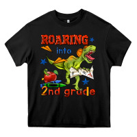 Black roaring into 2nd grade Heavy Core Tee - BundleAndBundleShop