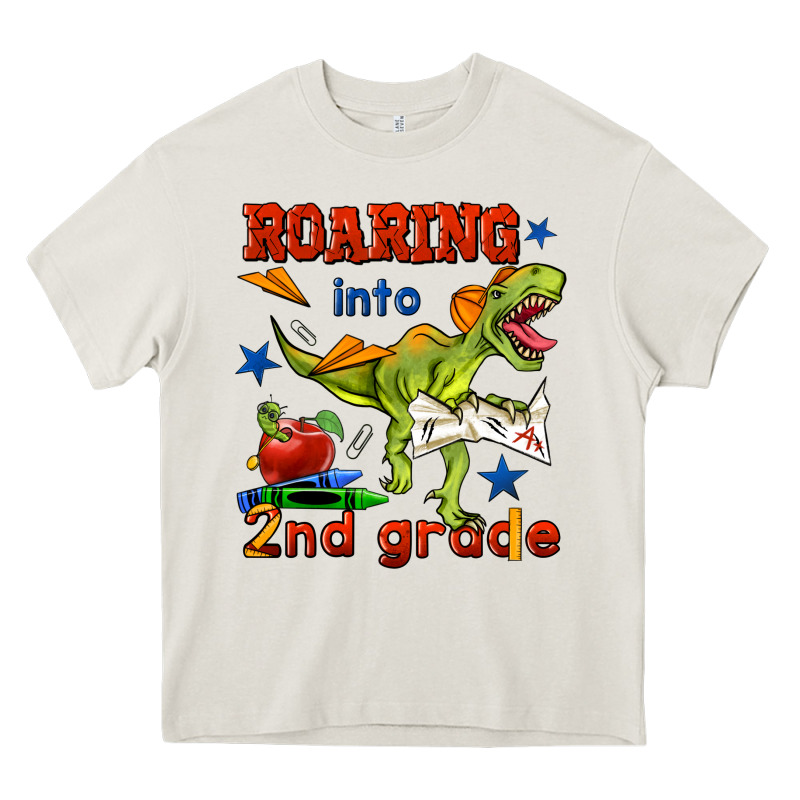 Roaring Into 2nd Grade Heavy Core Tee by BundleAndBundleShop | Teevron
