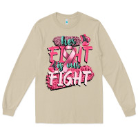 Mushroom her fight is our fight Long Sleeve Tee - CowGirlArtShop