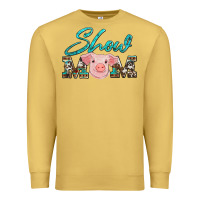 Antique Gold show mom pig Premium Sweatshirt - Artiststas