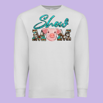 Show Mom Pig Premium Sweatshirt Designed By Artiststas