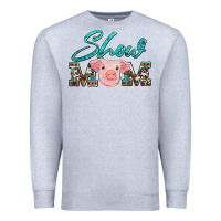 Heather Grey show mom pig Premium Sweatshirt - Artiststas