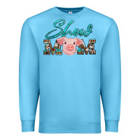 Ocean Blue show mom pig Premium Sweatshirt - Artiststas