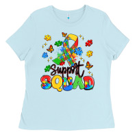 Baby Blue support squad Ladies Tee - Artiststas