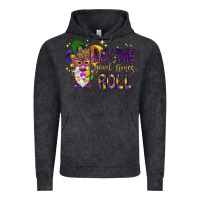 Vintage Black Let the good times roll with gnome Vintage Hoodie - HowdyJamesFarm