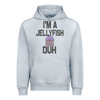 Heather Grey i m a jellyfish duh halloween costume Urban Hoodie - lanVoArt