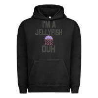 Pigment Black i m a jellyfish duh halloween costume Urban Hoodie - lanVoArt