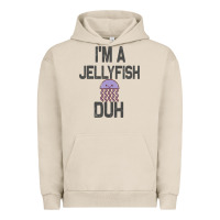 Pigment French Oak i m a jellyfish duh halloween costume Urban Hoodie - lanVoArt