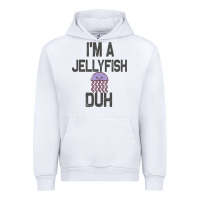 White i m a jellyfish duh halloween costume Urban Hoodie - lanVoArt