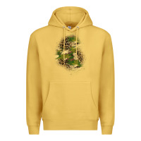 Antique Gold camouflage and leopard patch  1 Premium Hoodie - BundleAndBundleShop