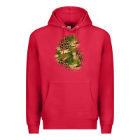 Cardinal camouflage and leopard patch  1 Premium Hoodie - BundleAndBundleShop