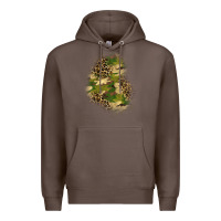 Coffee camouflage and leopard patch  1 Premium Hoodie - BundleAndBundleShop
