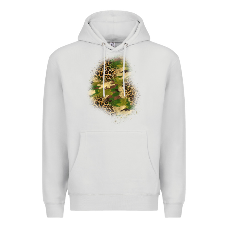 Camouflage And Leopard Patch  1 Premium Hoodie by BundleAndBundleShop | Teevron