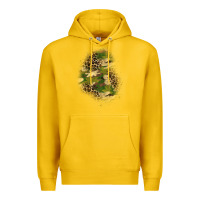 Lemon camouflage and leopard patch  1 Premium Hoodie - BundleAndBundleShop