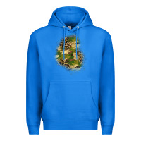True Royal camouflage and leopard patch  1 Premium Hoodie - BundleAndBundleShop