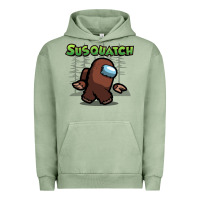 Pigment Oil Green susquatch gift nature Urban Hoodie - lanVoArt
