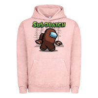 Pigment Salmon susquatch gift nature Urban Hoodie - lanVoArt