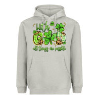 Moon Dust with god all things are possible Heavyweight Hoodie - Artiststas