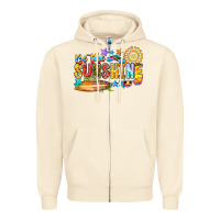 Sandshell be the sunshine Zipper Hoodie - CowhideDigitalArt