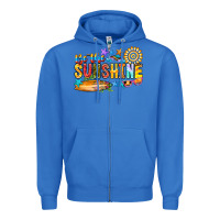 True Royal be the sunshine Zipper Hoodie - CowhideDigitalArt