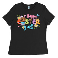 Happy Easter Yall Ladies Tee | Teevron