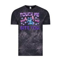 Cloud Black touch me and i will bite you Vintage Tee - texasbilliewilder