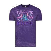 Cloud Purple touch me and i will bite you Vintage Tee - texasbilliewilder
