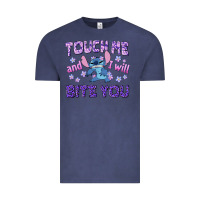 Vintage Denim touch me and i will bite you Vintage Tee - texasbilliewilder