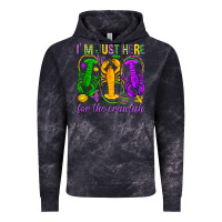 Cloud Black I'm just here for the Crawfish Vintage Hoodie - HowdyJamesFarm