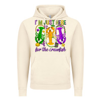 Vintage Artic I'm just here for the Crawfish Vintage Hoodie - HowdyJamesFarm