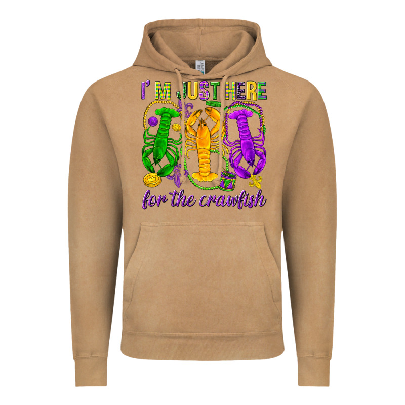 I'm Just Here For The Crawfish Vintage Hoodie by HowdyJamesFarm | Teevron