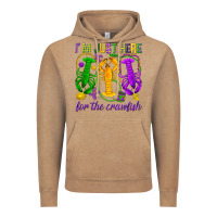 Vintage Coffee I'm just here for the Crawfish Vintage Hoodie - HowdyJamesFarm