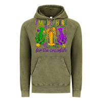 Vintage Olive I'm just here for the Crawfish Vintage Hoodie - HowdyJamesFarm